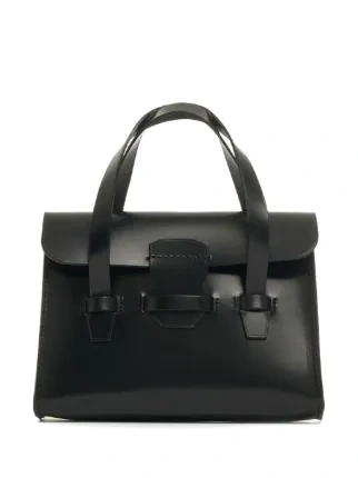 Modern Minimalist Black Satchel
