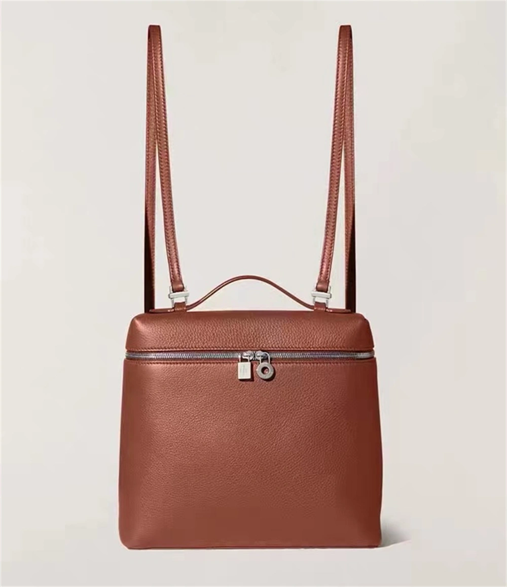 Women's genuine leather backpack large capacity