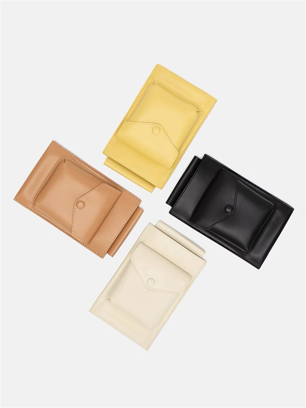 Fashion Ladies Leather Colorful Mobile Phone Bag