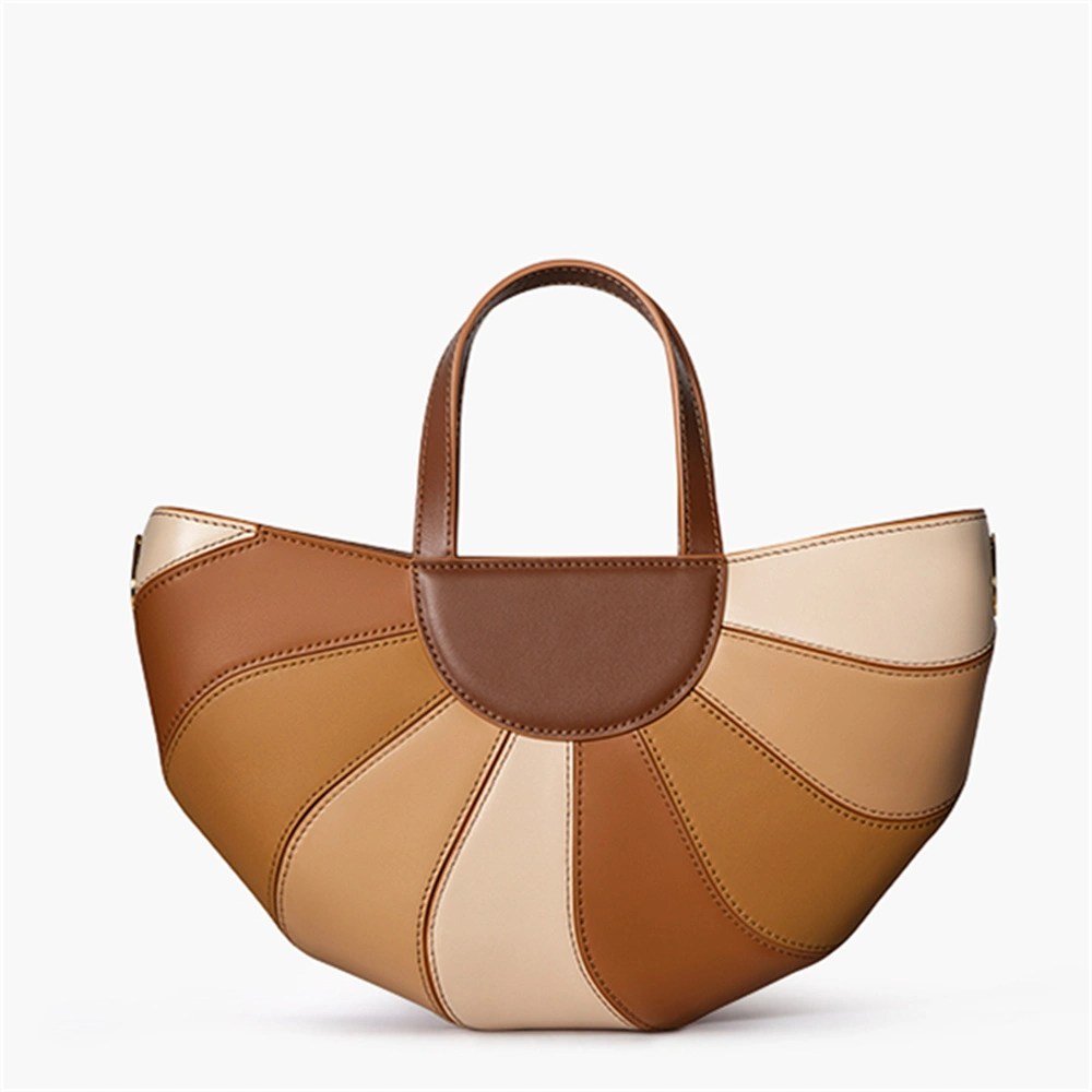 Unique Design Fan-shaped Leather Women's Bag