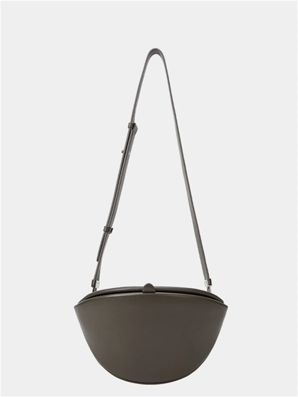 Fashion Rugby-Shaped Top-Grain Leather Crossbody B
