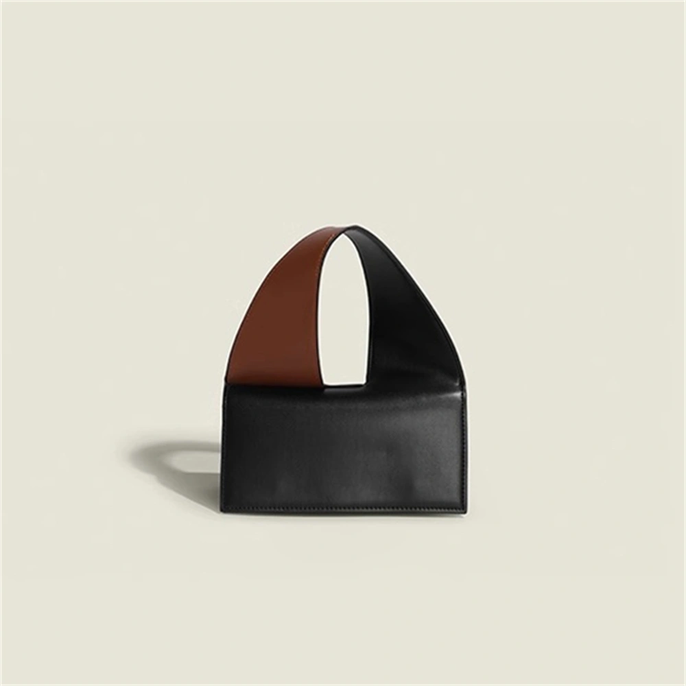 Black and Brown Accents Genuine Leather Fashion Ba