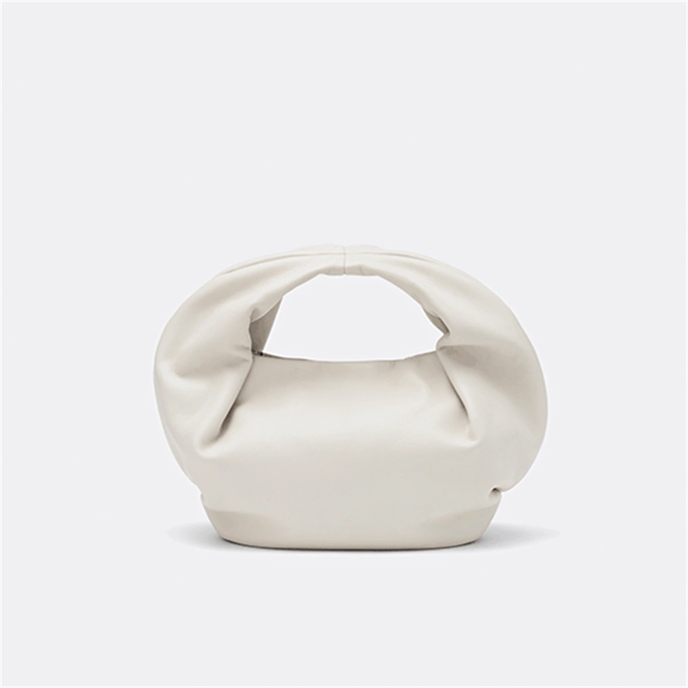 Fashionable White Leather Coin Purse Crossbody Han