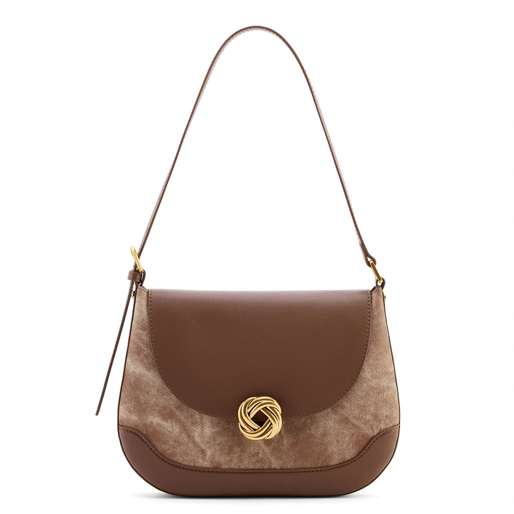 Cowhide Saddle Bag Women's High-End Single-Shoulde