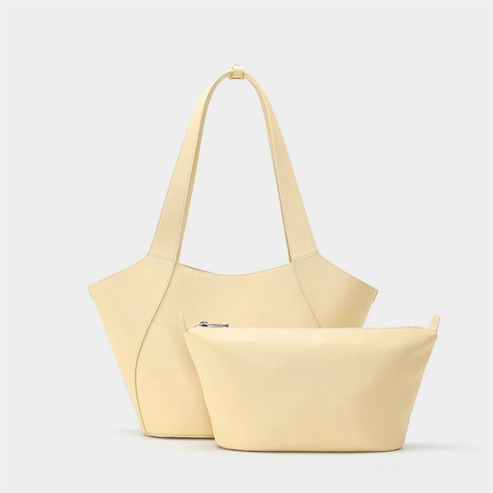 Flower Basket Melard Style Fashionable Soft Leathe