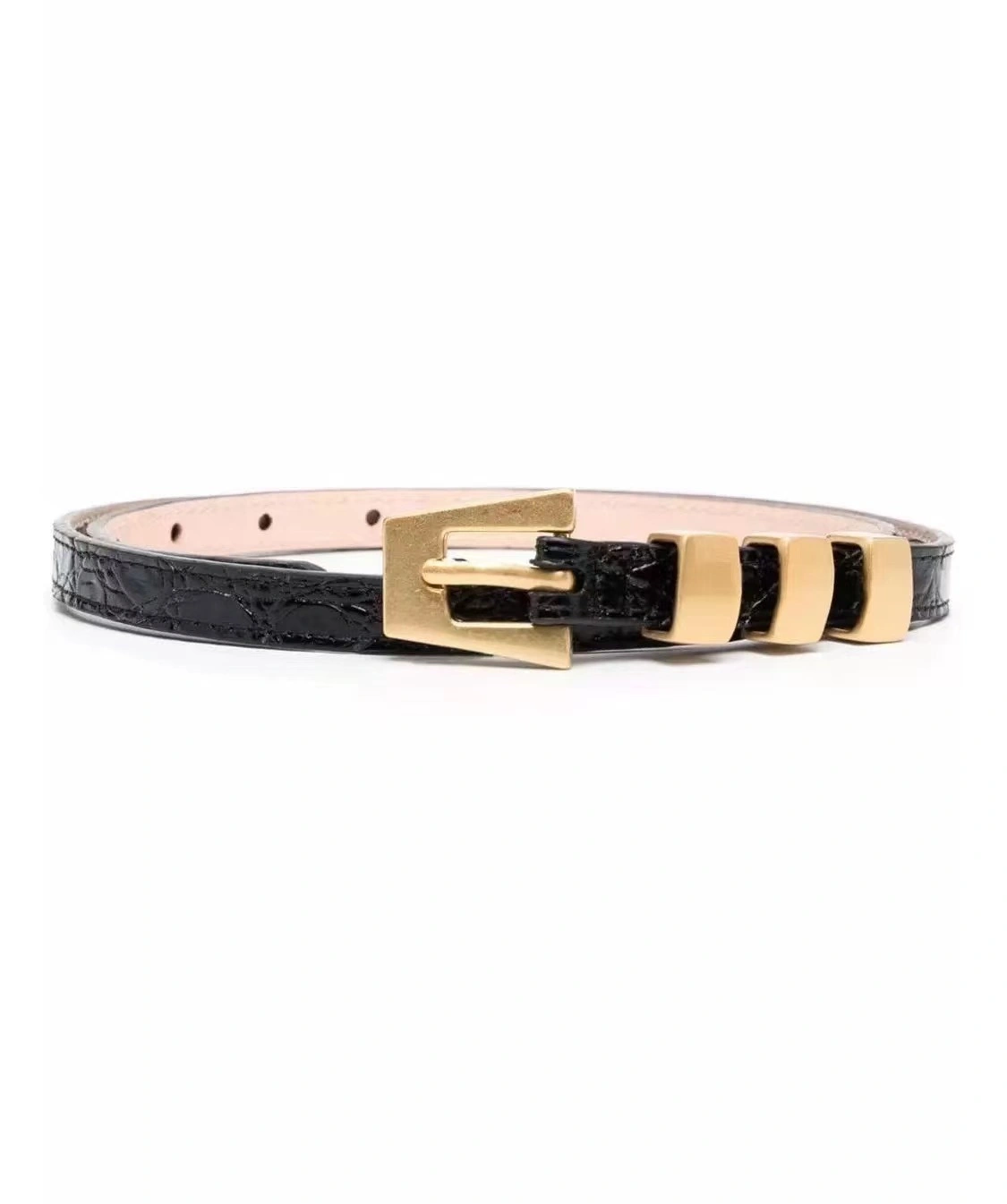 Sleek Sophistication Genuine Leather Ladies' Waist