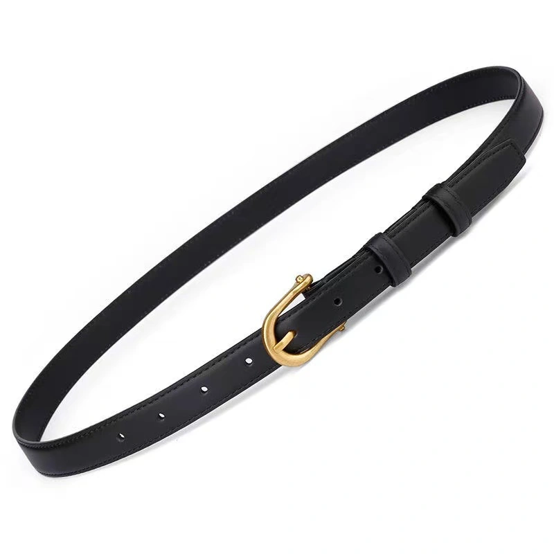 Luxury fashion custom leather women's belt